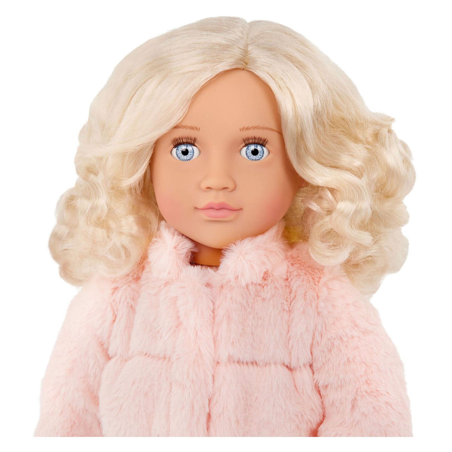 Ava-Puppe unserer Generation mit Pelzmantel – 46 cm
