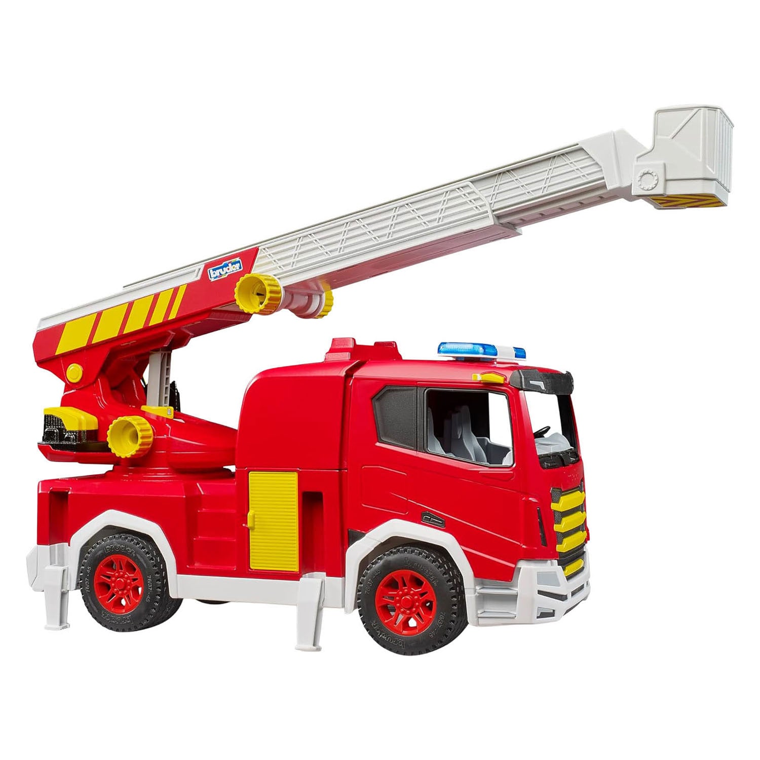 Bruder Roadmax Feuerwehrauto mit drehbarer Leiter