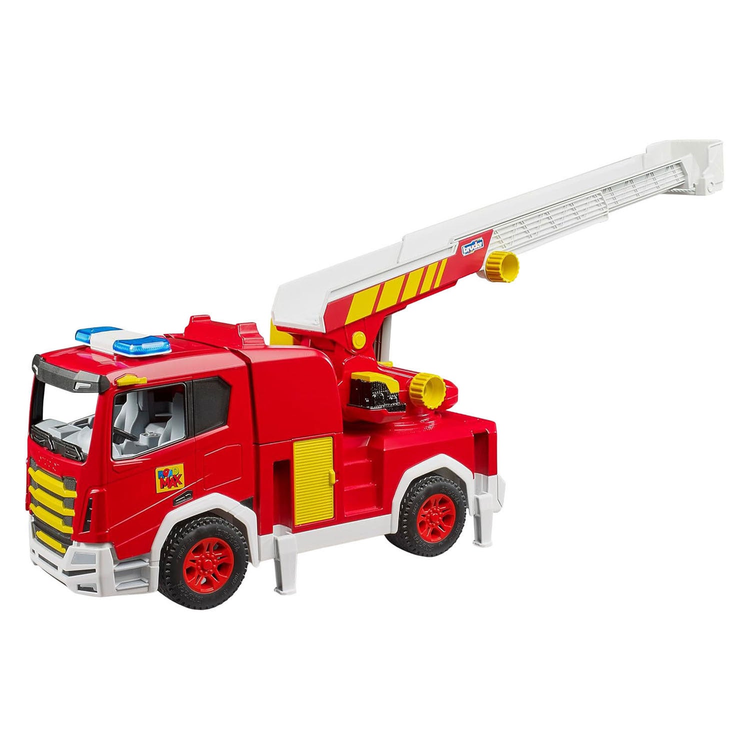 Bruder Roadmax Feuerwehrauto mit drehbarer Leiter