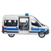 Bruder Mercedes-Benz Sprinter Polizeibus mit Licht und Gel