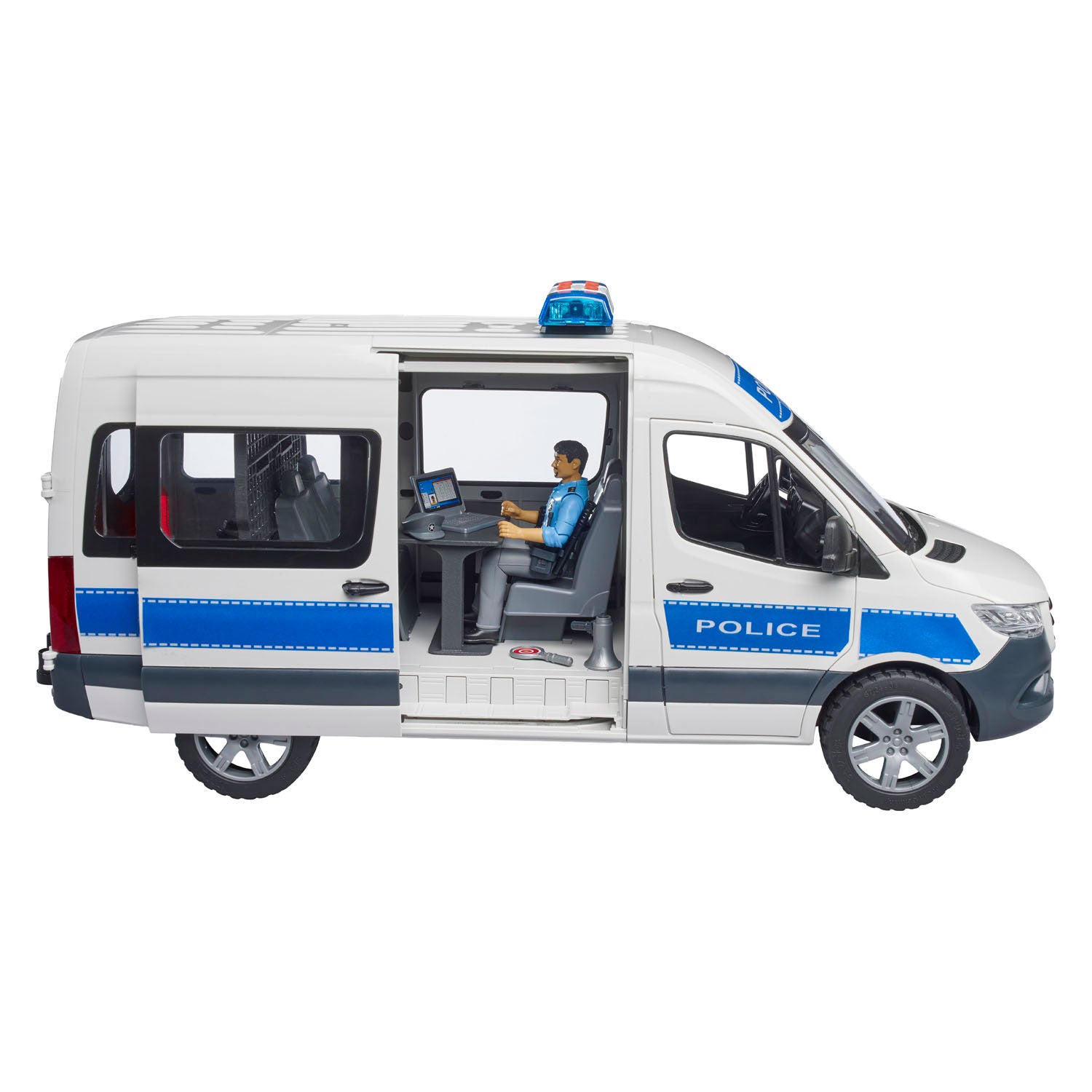 Bruder Mercedes-Benz Sprinter Polizeibus mit Licht und Gel