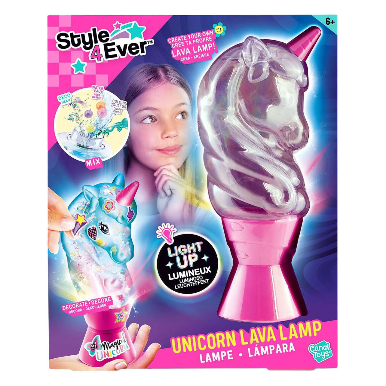 Einhorn große Lava -Lampe