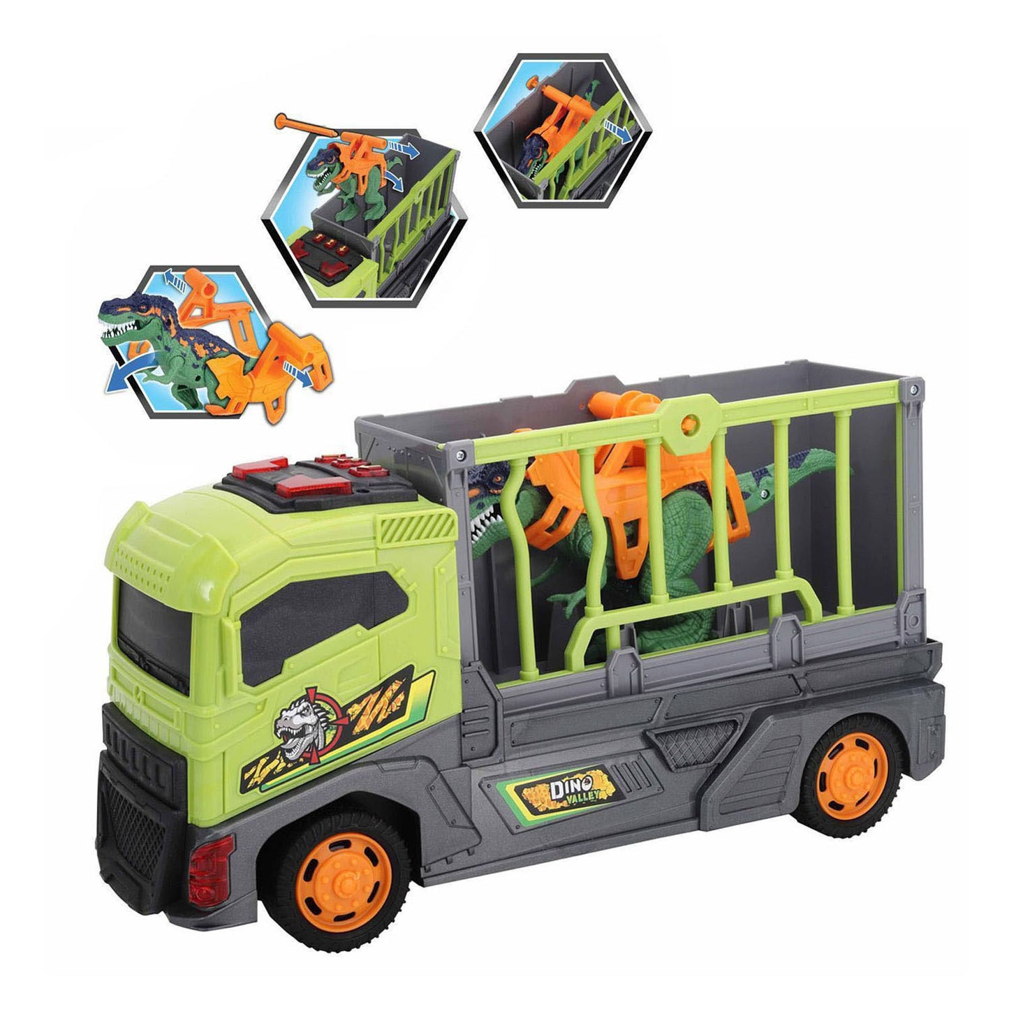 Abi Dino Valley Transportwagen mit Käfig – 37 cm