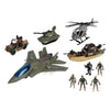 RC-Soldaten-Feind-Militärfahrzeuge-Set - 10-tlg.