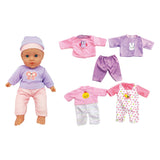 Baby doll with sounds and outfits - 41cm - afbeelding 1