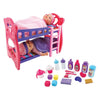 Etagenbett mit 2 Puppen 31cm - 25tlg.