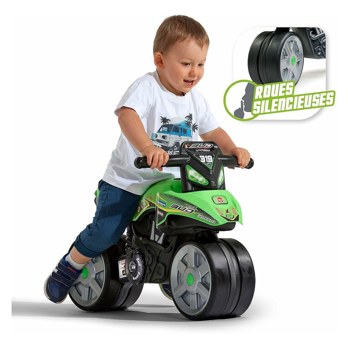 Abi Falk Bud Racing Laufmotor mit Flüsterreifen