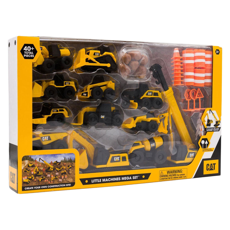 Cat Little Machines Mega-Set Baufahrzeuge – 40-tlg.
