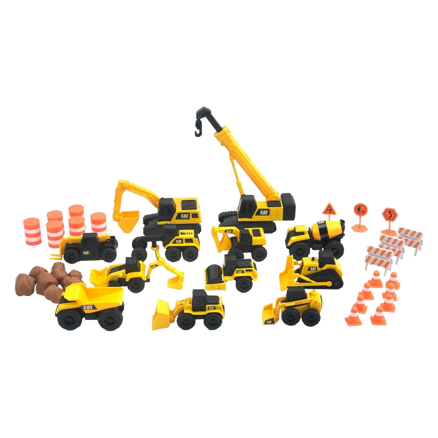 Cat Little Machines Mega-Set Baufahrzeuge – 40-tlg.