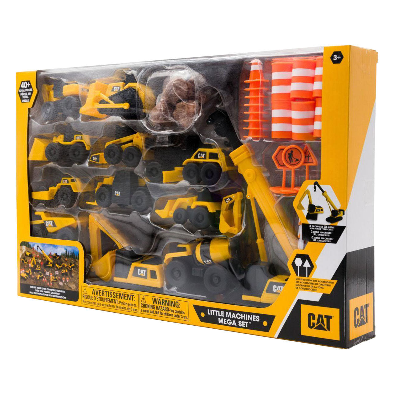 Cat Little Machines Mega-Set Baufahrzeuge – 40-tlg.