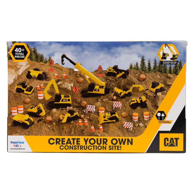 Cat Little Machines Mega-Set Baufahrzeuge – 40-tlg.