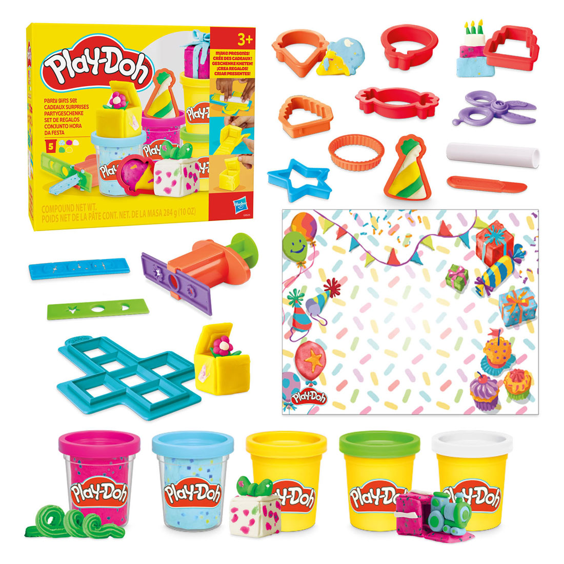 Play-Doh-Partygeschenke-Set. Spielset
