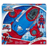Super hero adventures spiderman jetquarters play set