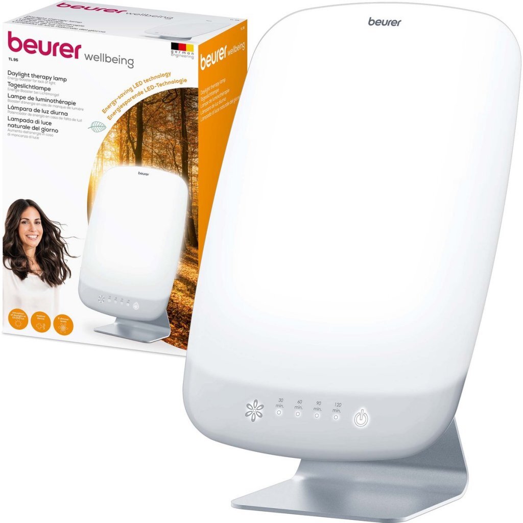 Beerer Beerer TL95 Lichttherapie Lampe 10000 Lux 30x37 cm Silberweiß