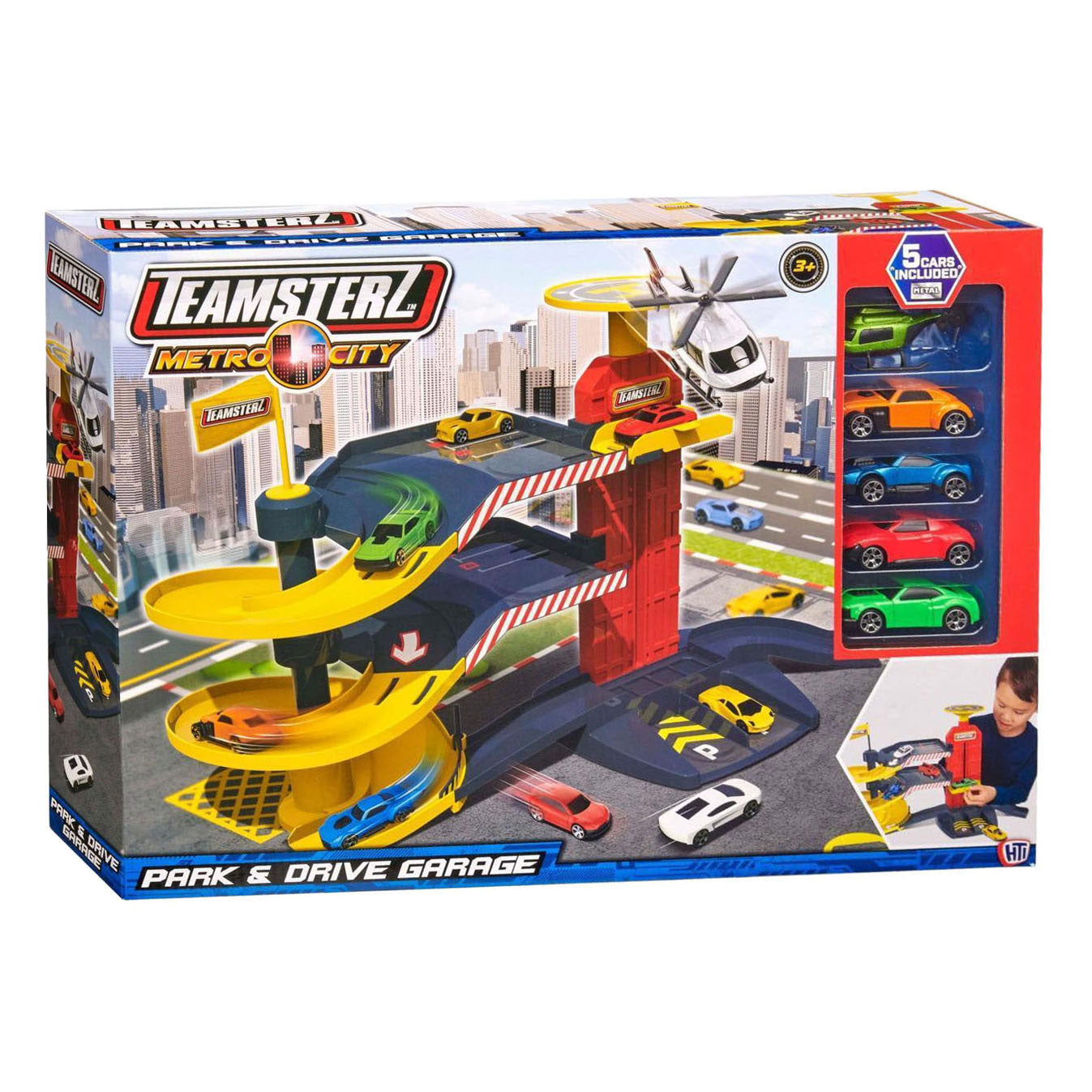 Ty Teamsterz Ci Park Drive Garage für 5 Autos