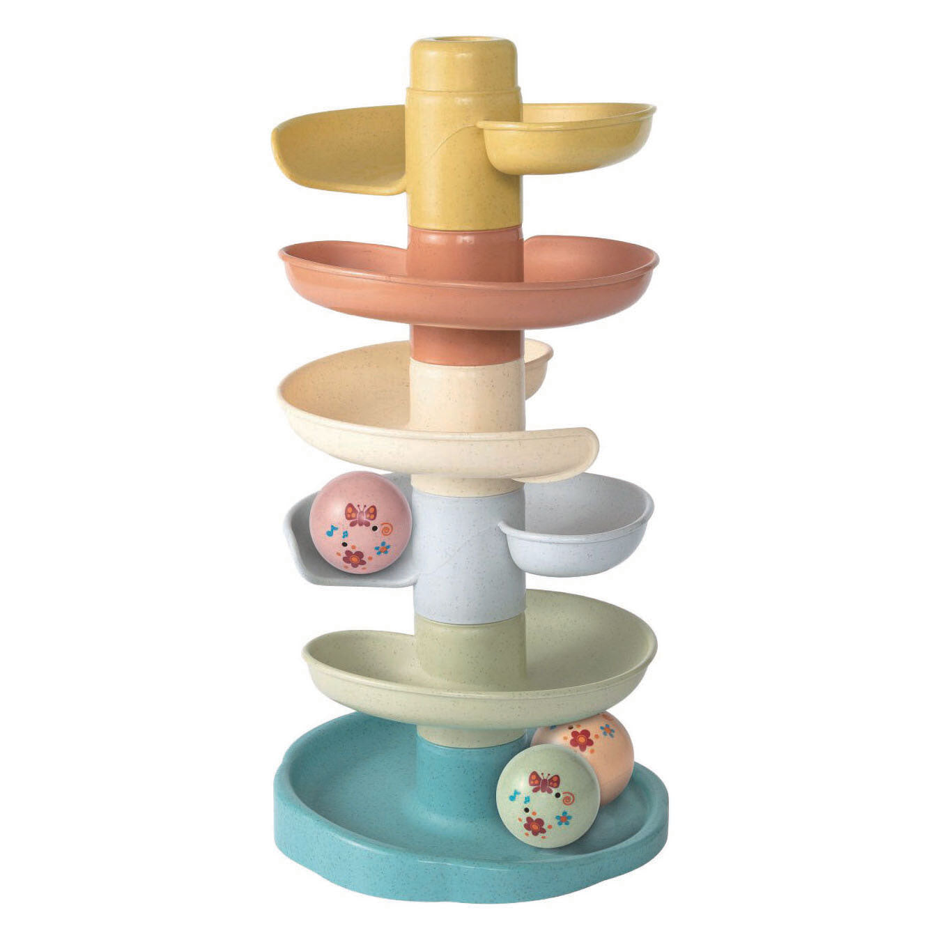 Spiralturm in Pastellfarben – 35 cm