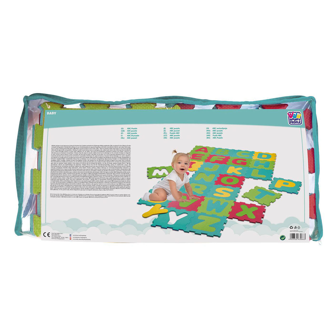 Bodenpuzzle Alphabet aus Eva-Schaumstoff – 26 Teile.