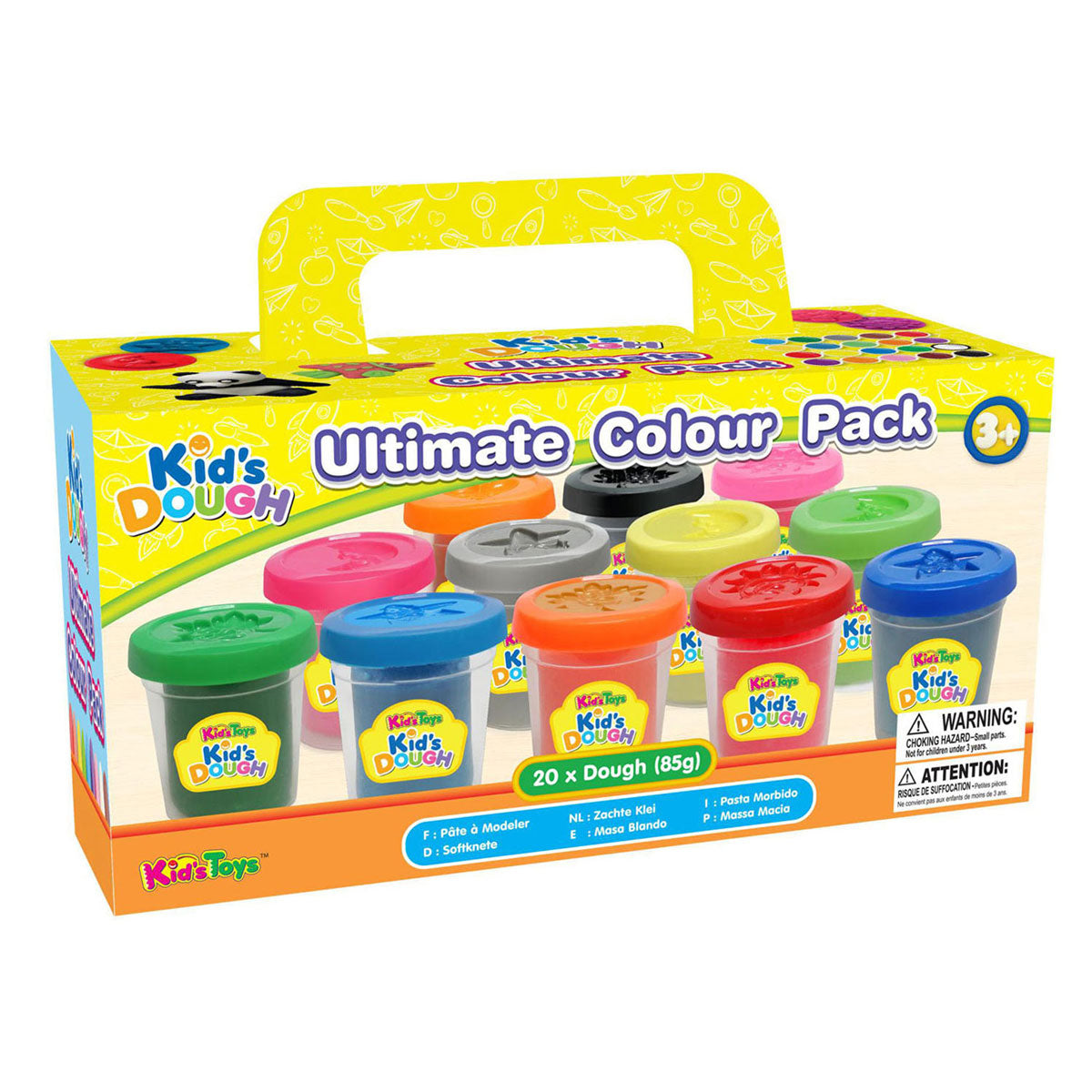 Kinderteig-Ultimate-Farbpaket – 20 Stück