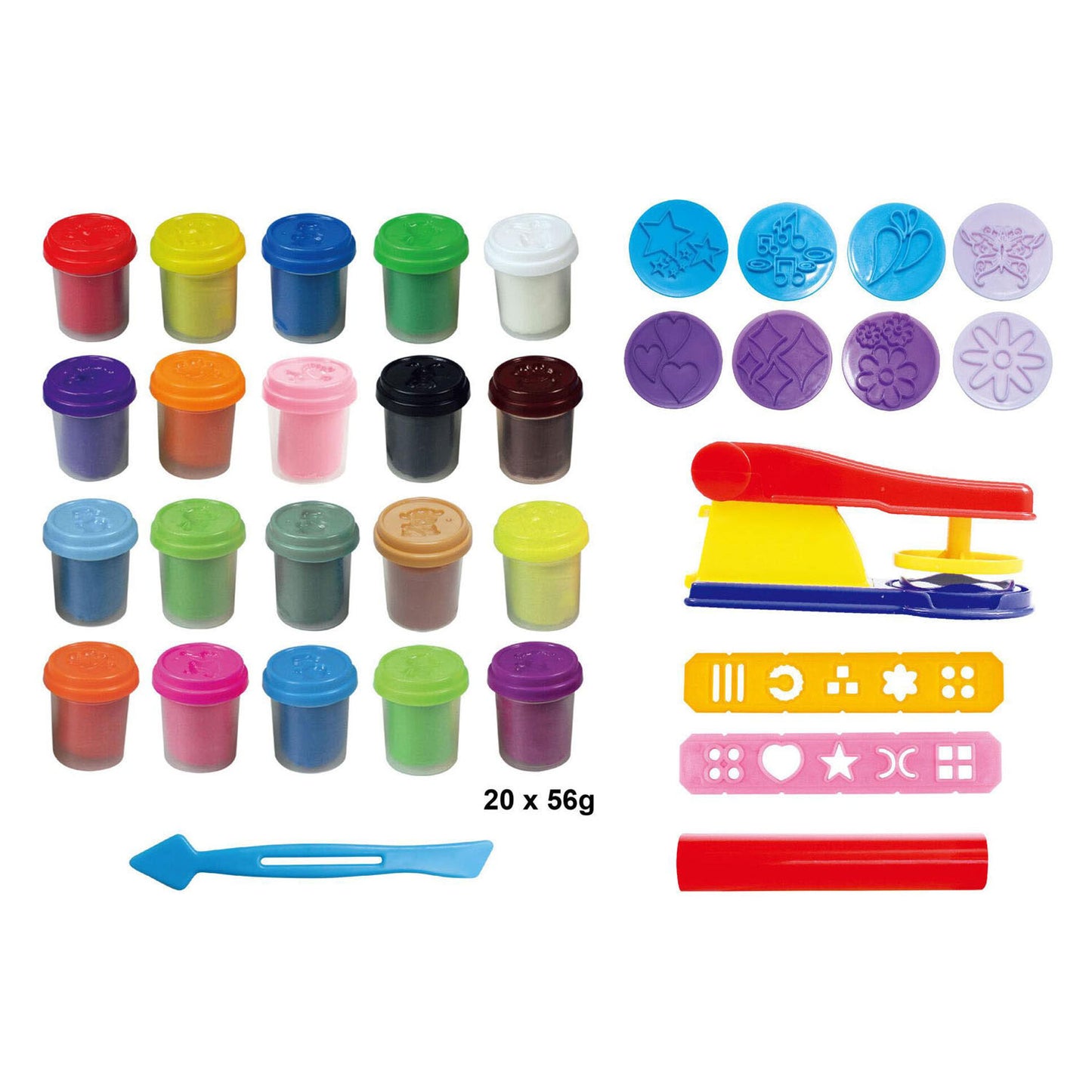 Kinderteig-Super-Werksset - 20-tlg.