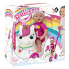 Dollicorn-Babypuppe mit Einhorn-Rutschauto – 37 cm