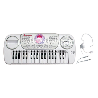 Imp Disco-Tastatur mit 37 Tasten, Discokugel und Hauptmikrofon