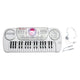 Imp Disco-Tastatur mit 37 Tasten, Discokugel und Hauptmikrofon