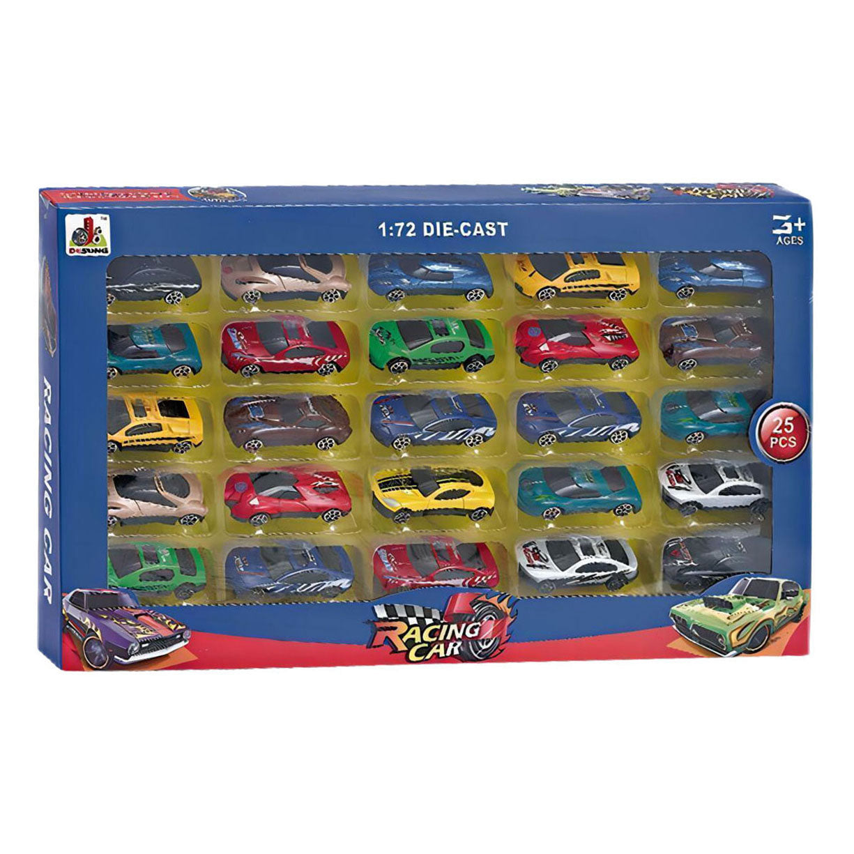 Rennautos 1:72 - 25 Stk.