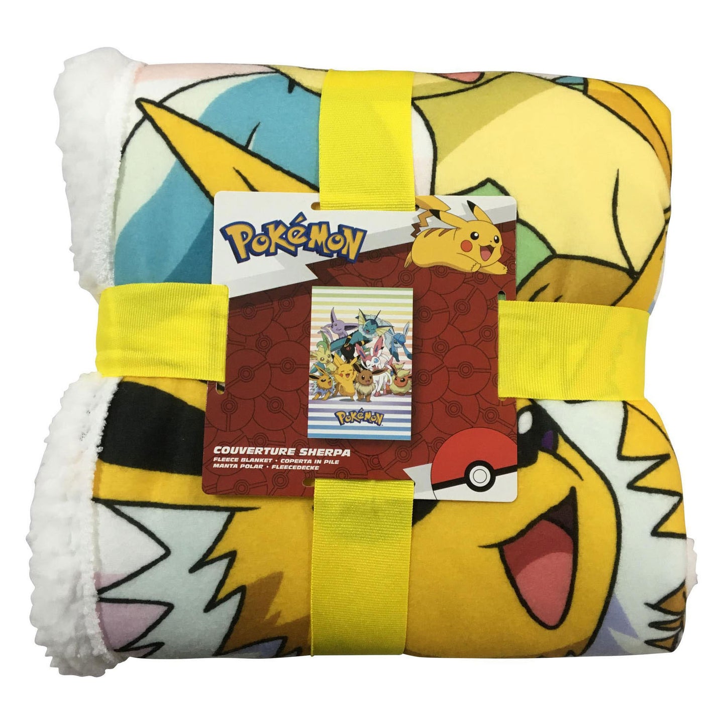 Pokémon Pokemon Evolutions Fleece-Plaid 100 x 150 cm