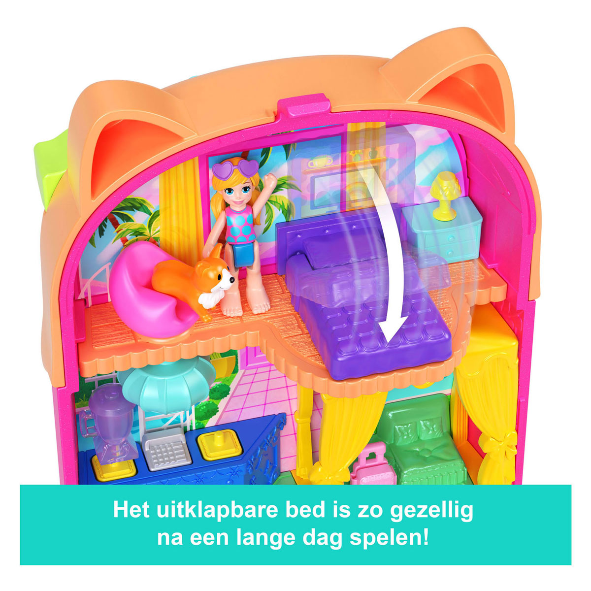 Ty Polly Pocket Kit Eis am Stiel, kompaktes Spielset