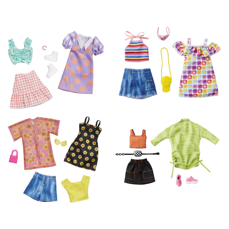 Kleidung und Accessoires für Barbie-Modepuppen von Mattel