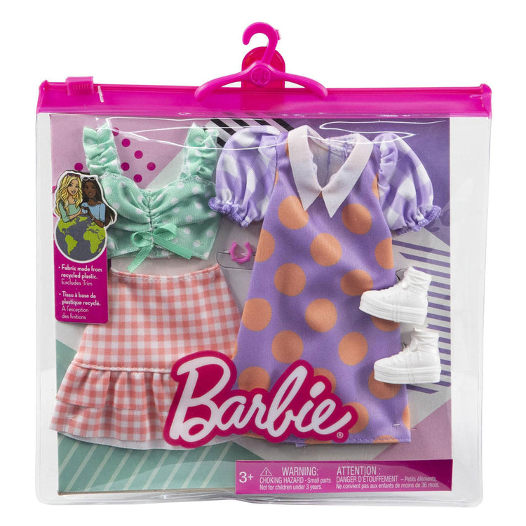 Kleidung und Accessoires für Barbie-Modepuppen von Mattel