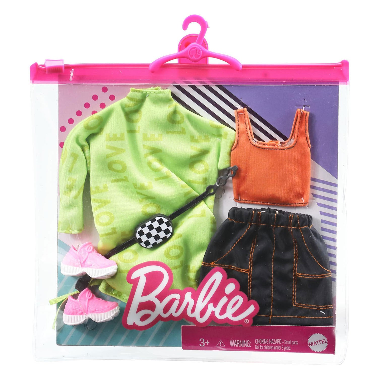 Kleidung und Accessoires für Barbie-Modepuppen von Mattel