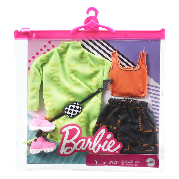 Kleidung und Accessoires für Barbie-Modepuppen von Mattel