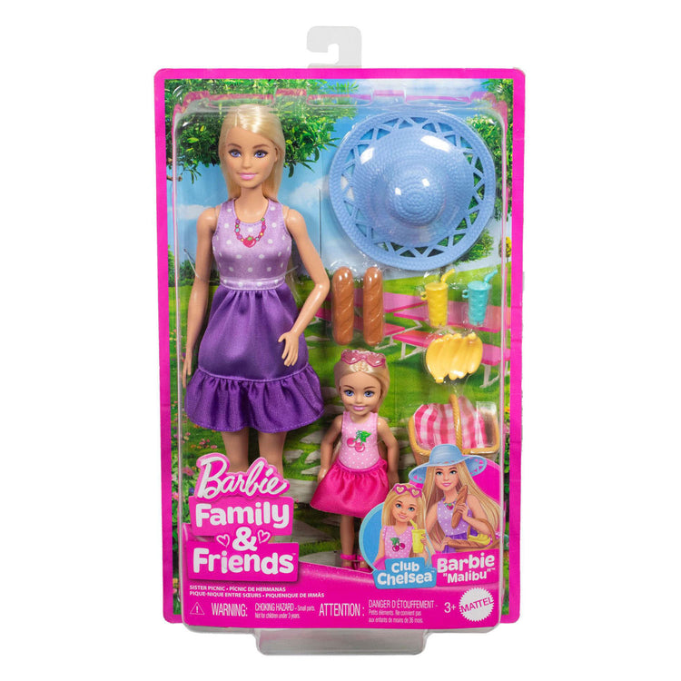 Mattel Barbie Malibu Picknick-Set mit Chelsea-Puppe