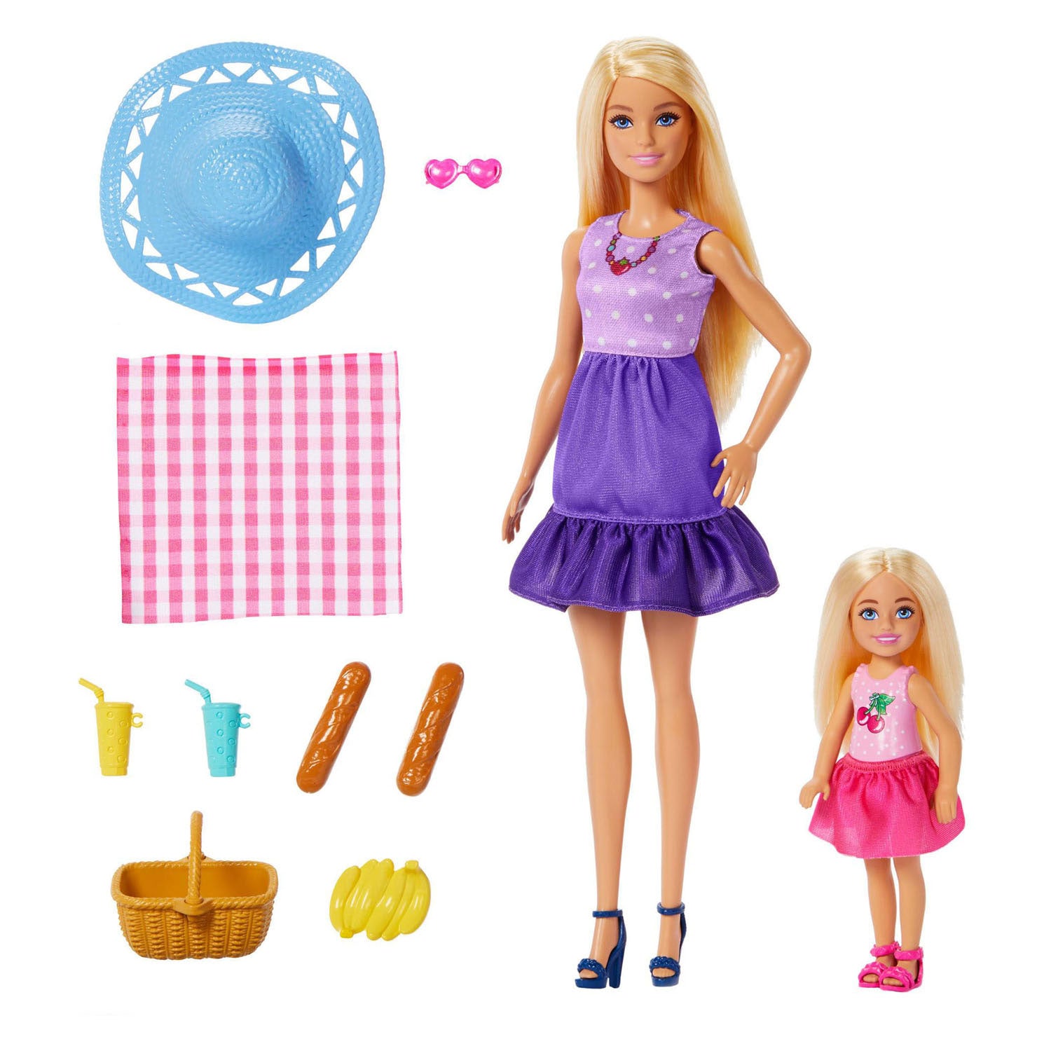 Mattel Barbie Malibu Picknick-Set mit Chelsea-Puppe