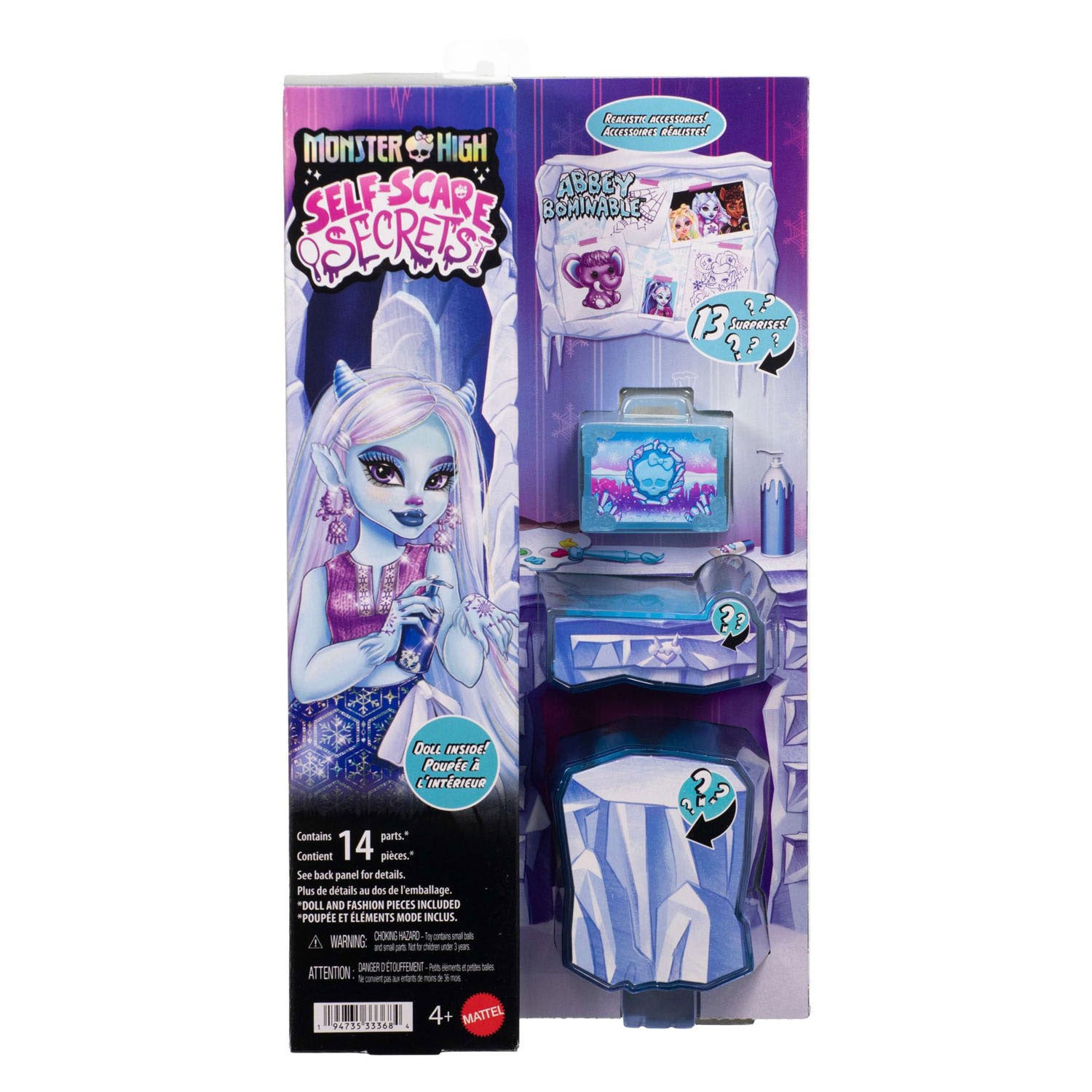 Mattel Monster High Pop Self Scare Secrets Abbey bombardierbar