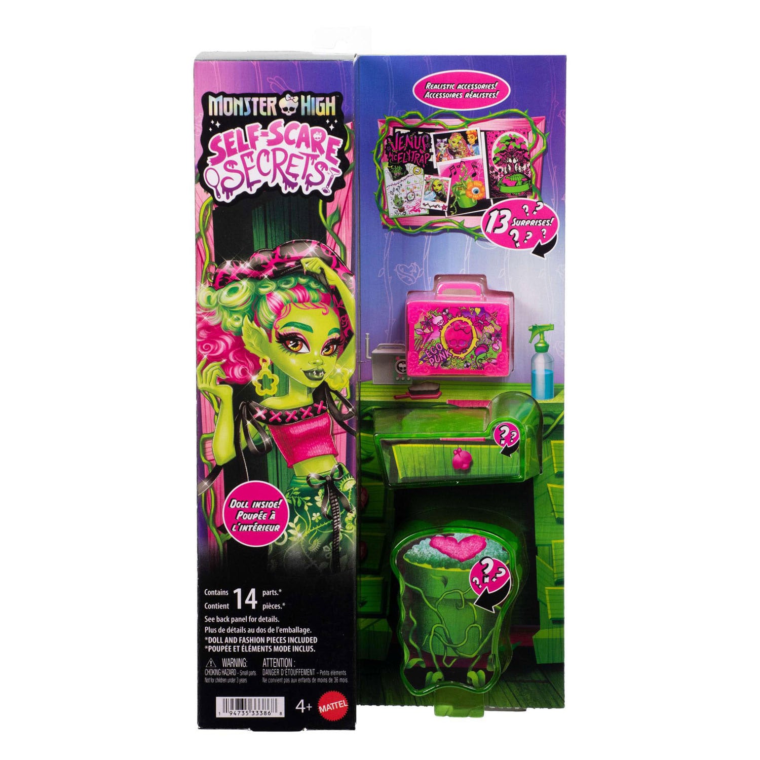 Mattel Monster High Pop Self Scare Secrets Venus McFlytrap