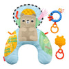 Fisher-Price Sensory Adventure Tummy Time Trainer – für Neugeborene mit Beißring und Rassel