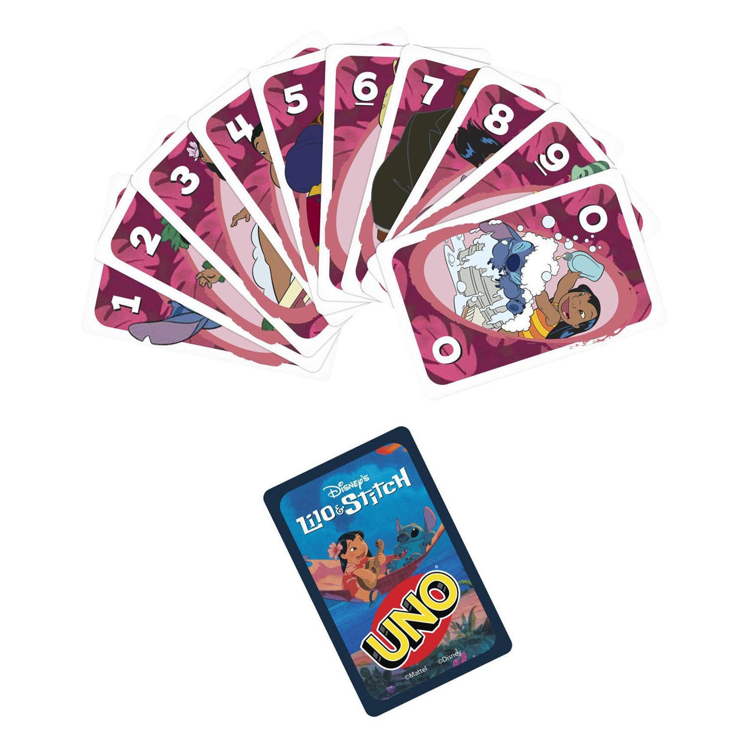 Spiel Uno Disney Lilo und Stich