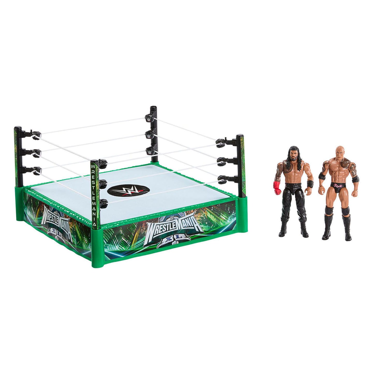 Mattel WWE-Kampfring mit 2 Spielfiguren