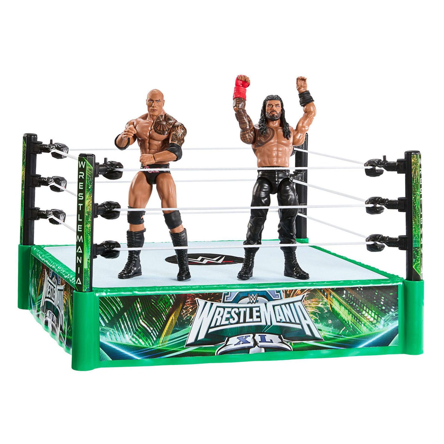 Mattel WWE-Kampfring mit 2 Spielfiguren