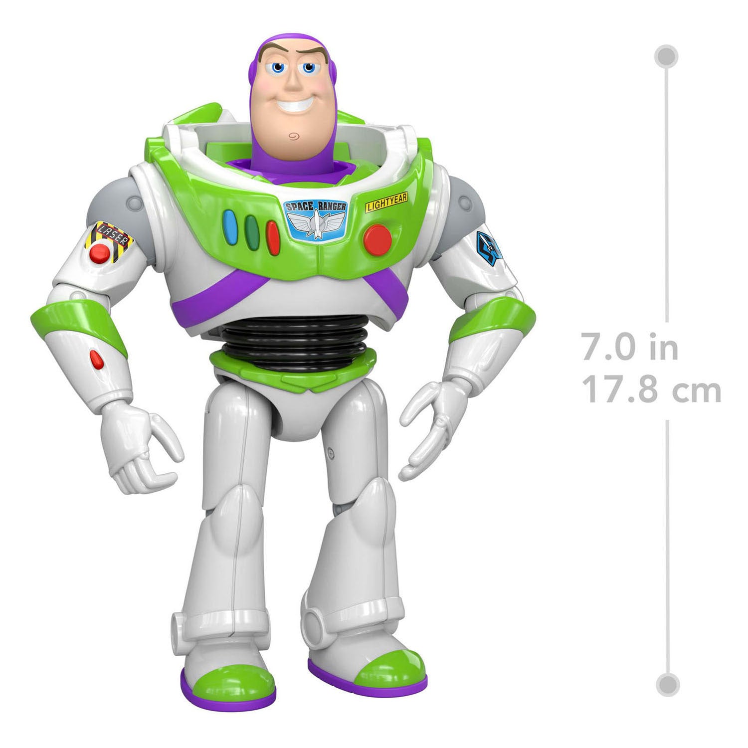 Mattel Disney und Pixar Toy Story Buzz Lightyear Figur – 10 bewegliche Gelenke