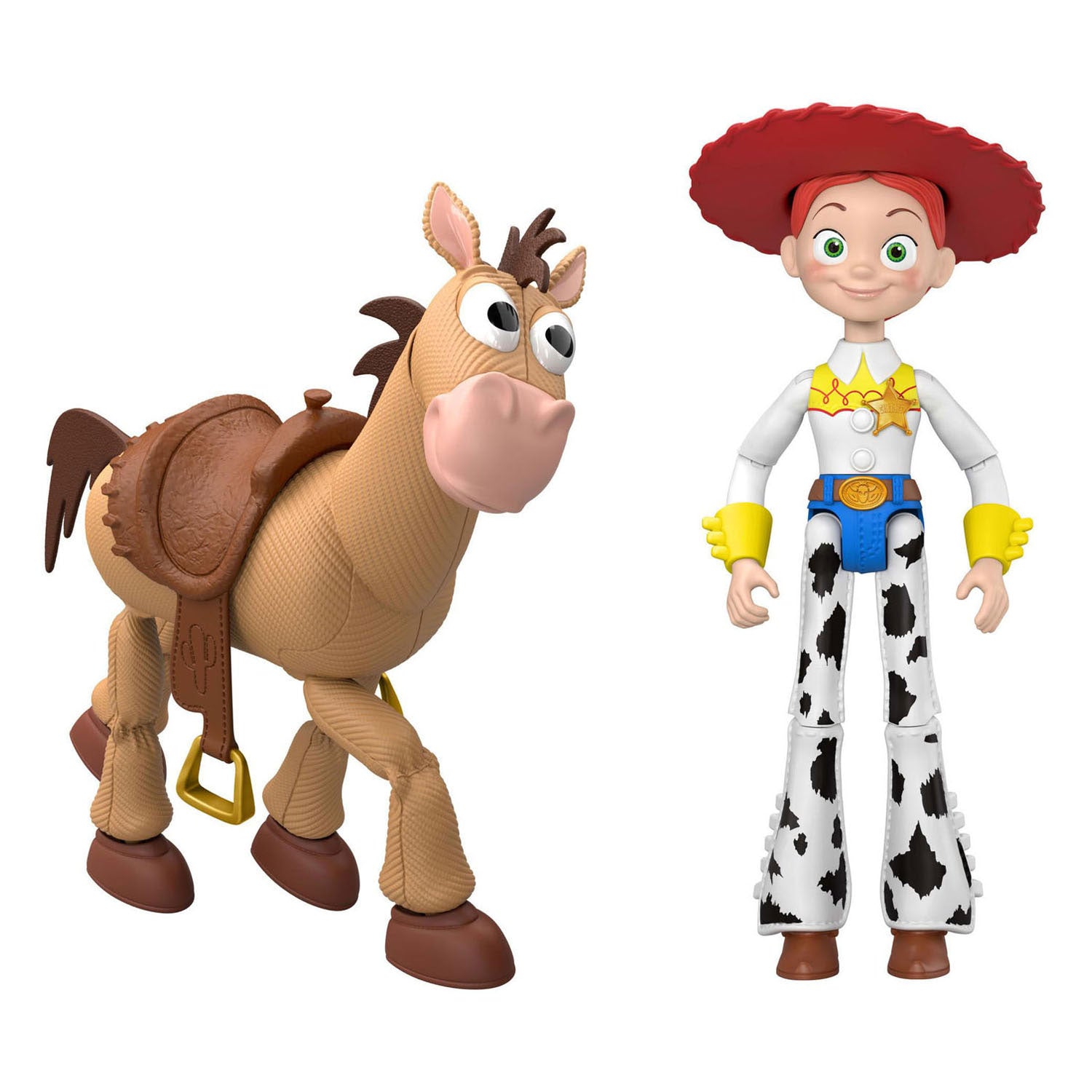 Mattel Disney und Pixar Toy Story 5 Jessie und Bullseye Figur 18 cm 2 Einheiten