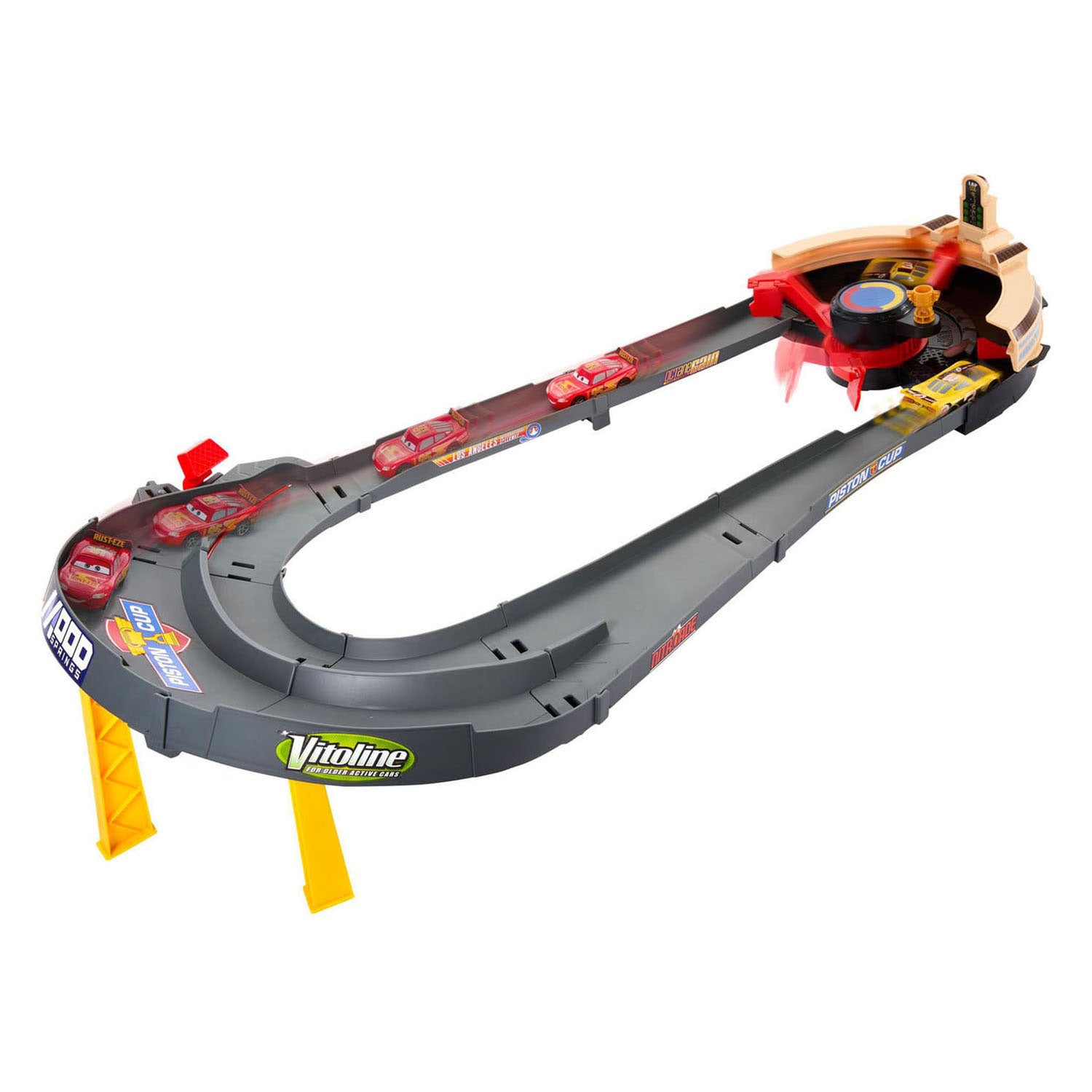 Disney Cars Nascar Spurwechsel-Rennspielset