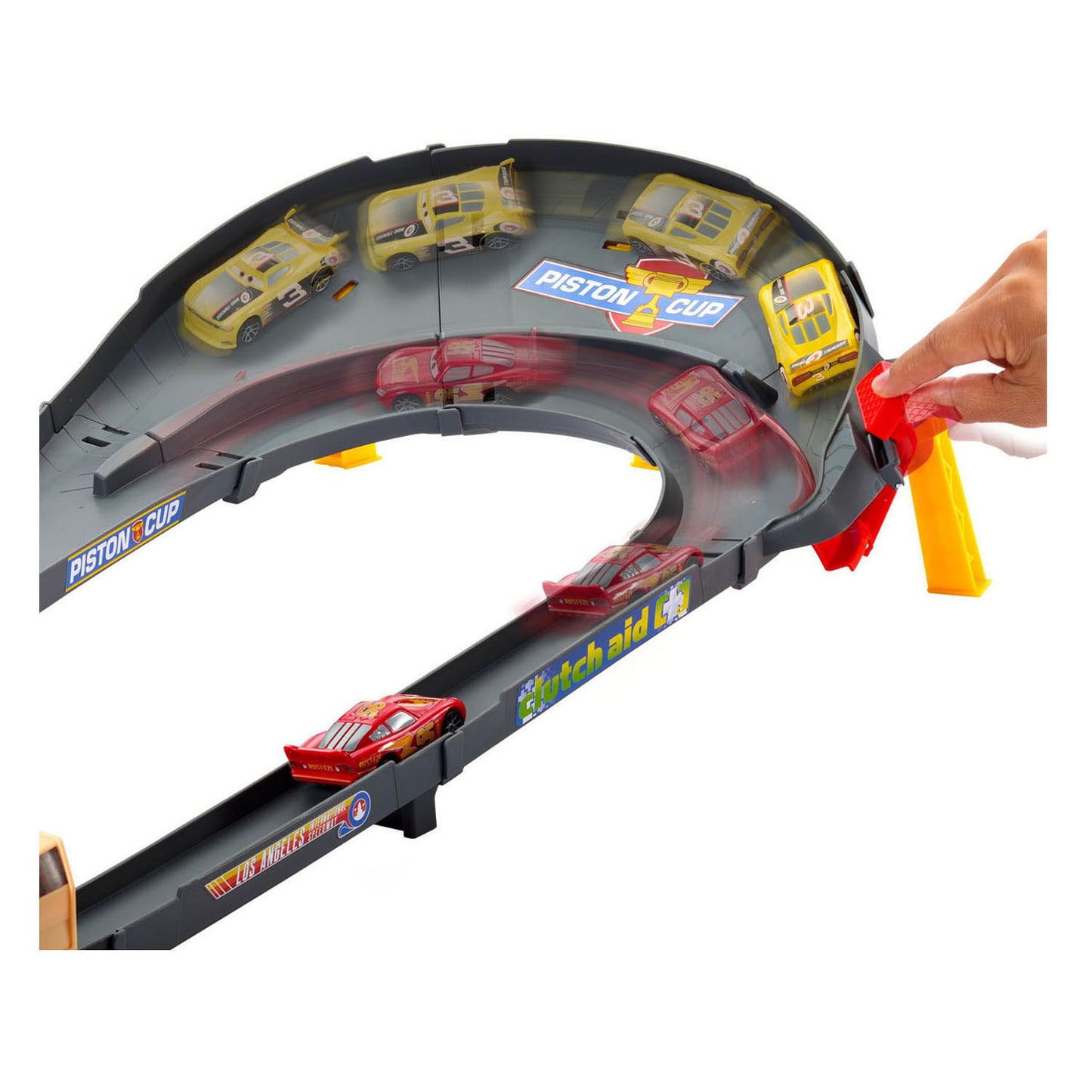 Disney Cars Nascar Spurwechsel-Rennspielset