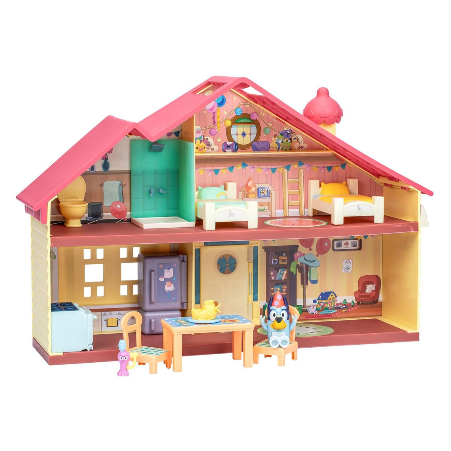 Elchspielzeug, blaues Spielset, Festhaus