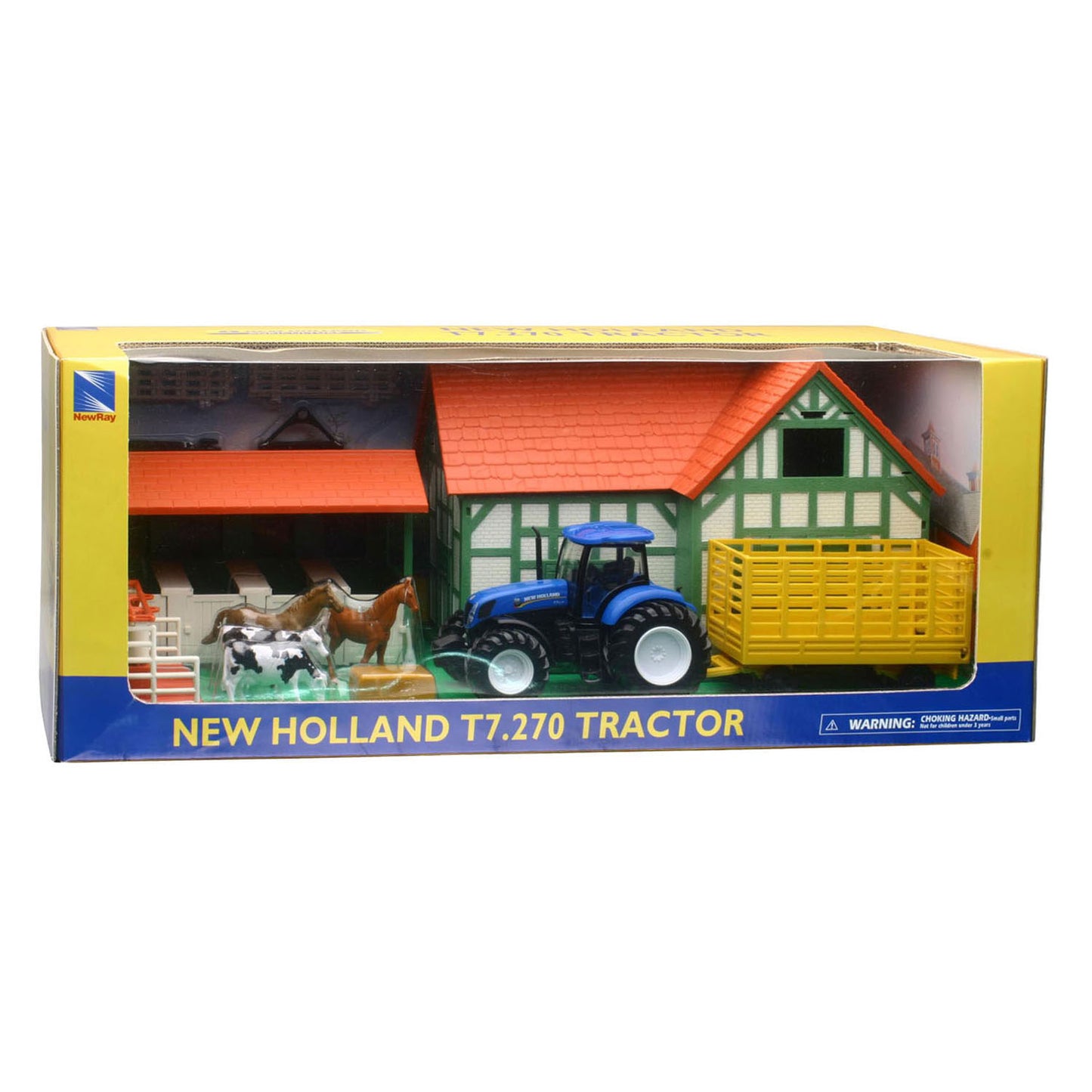 Landleben-Bauernhof mit New Holland T7.270-Traktor