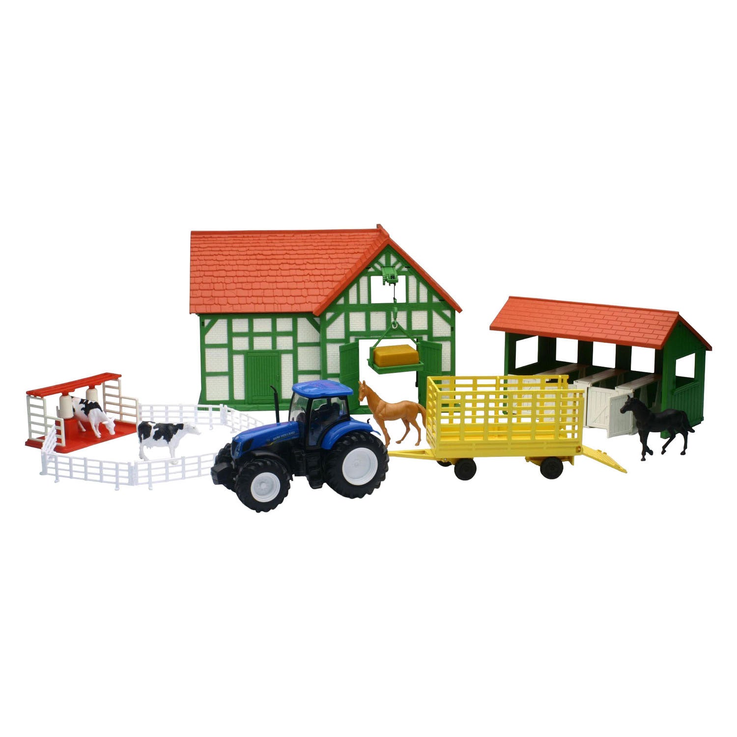 Landleben-Bauernhof mit New Holland T7.270-Traktor