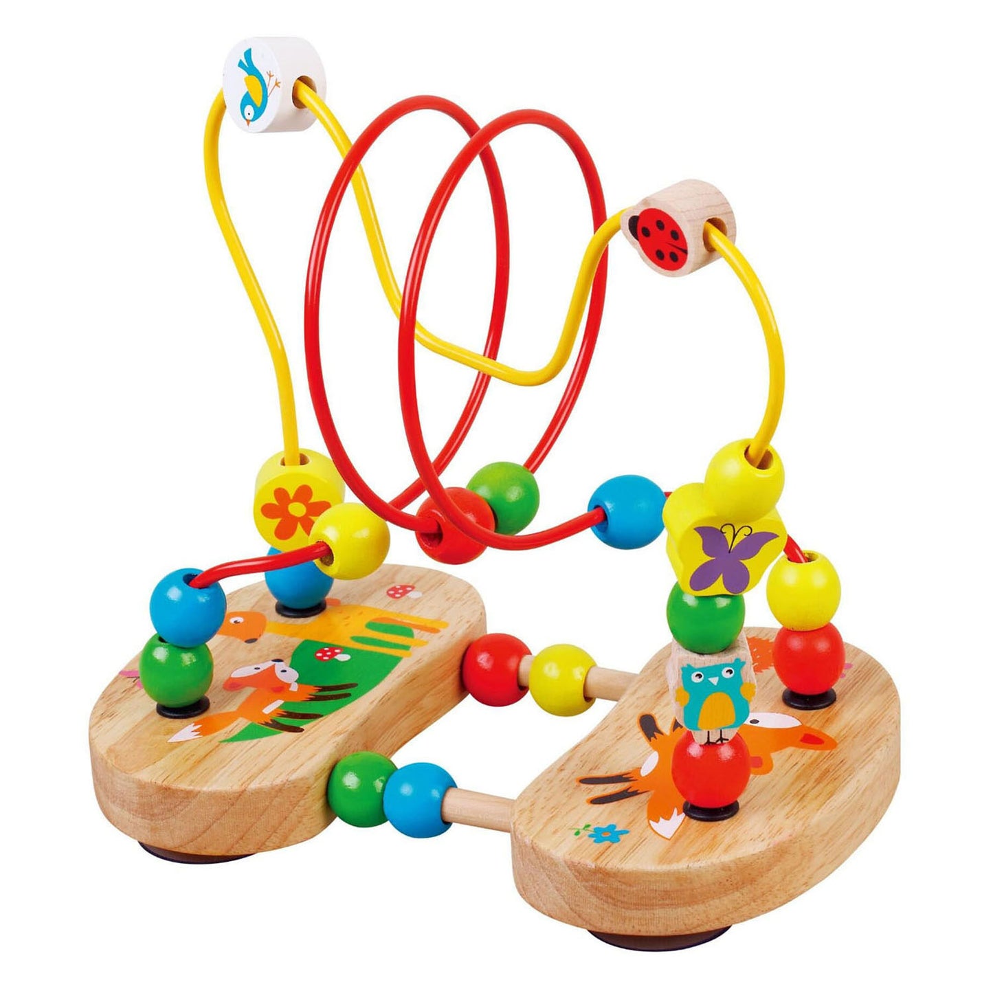 Fuchs-Perlenspiel mit 2 Spiralen