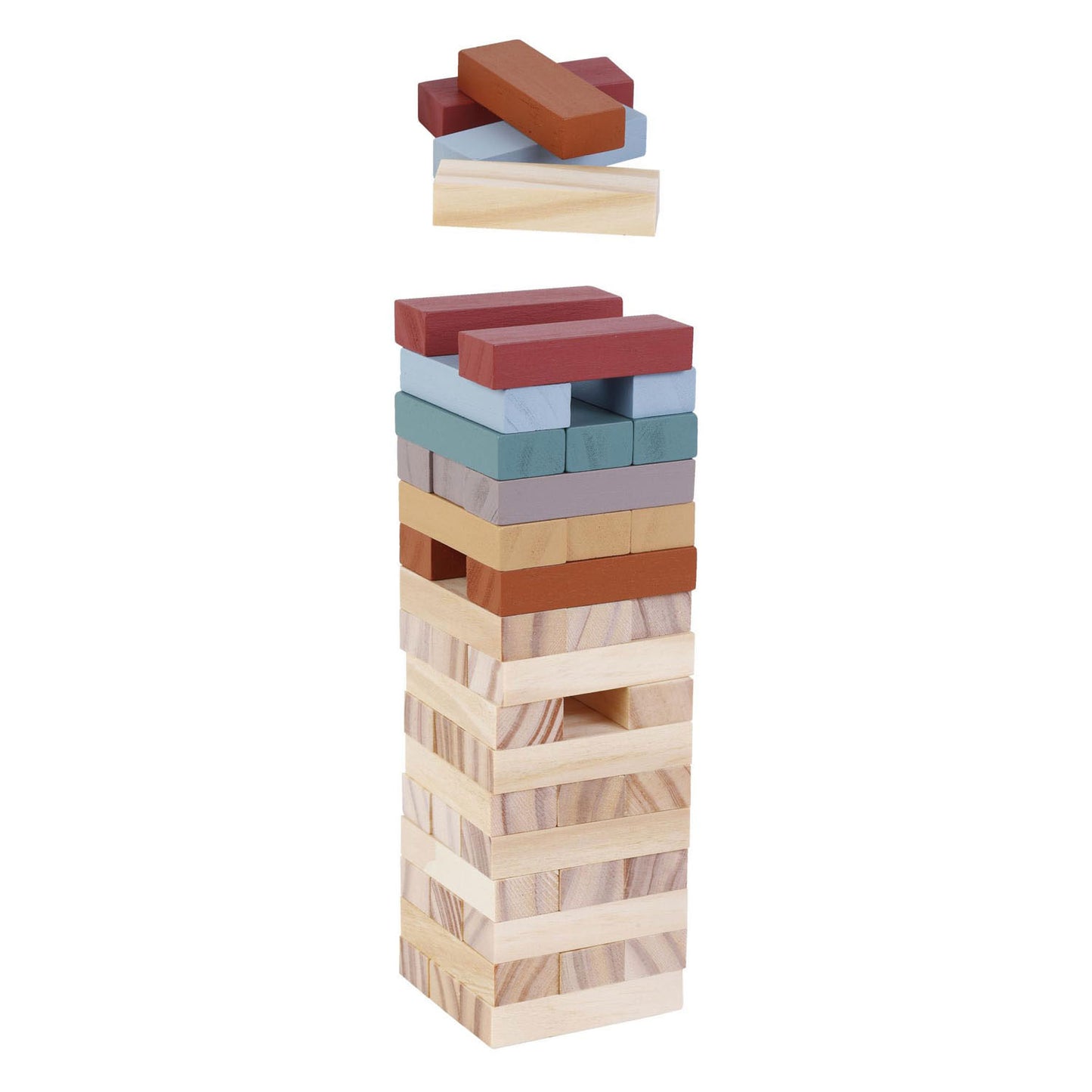 Holzblockturm – 48 Teile.